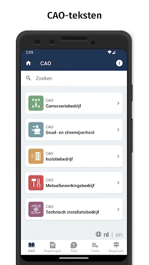 CAO Metaal en Techniek Screenshot 1