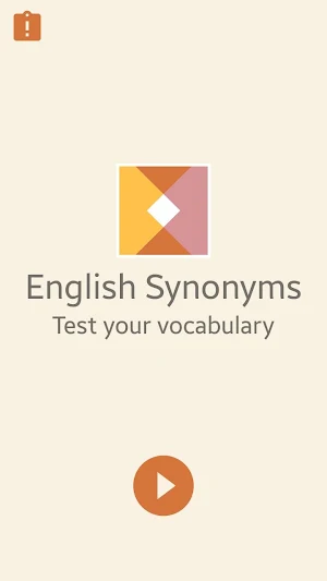 English - synonyms quiz Screenshot 0