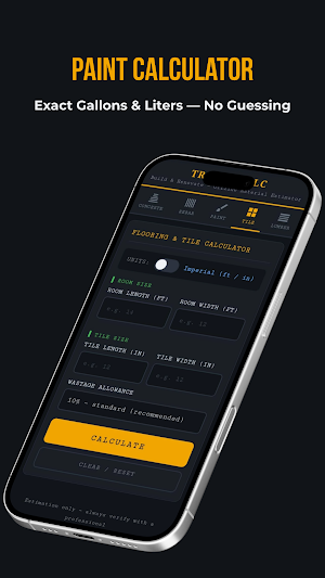 DIY Calc: Concrete Paint Tile Screenshot 2