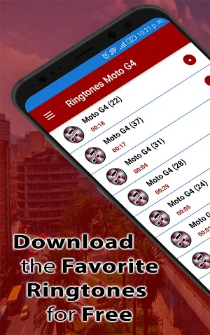 Moto G4 Plus Ringtone App Screenshot 0