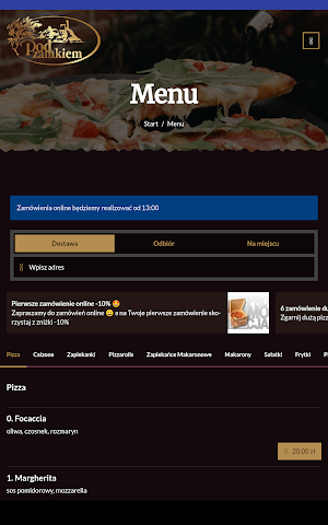 Pizzeria pod Zamkiem Screenshot 2
