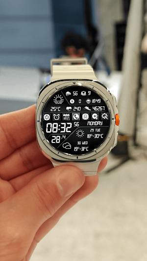 N-SPORT739 Digital Watch Face Screenshot 1