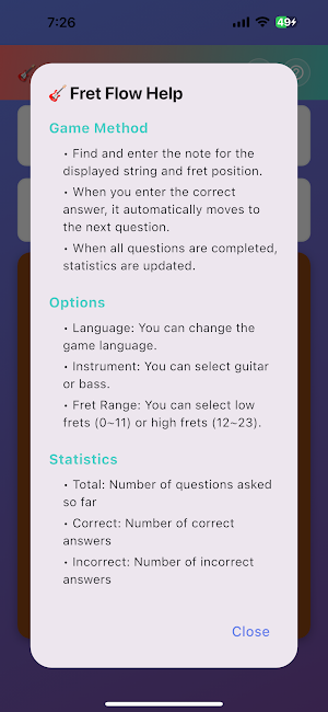 fretread Screenshot 1