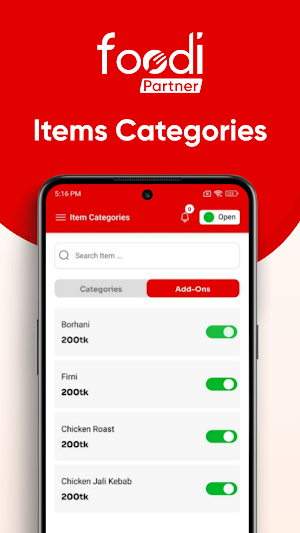 Foodi Partner Screenshot 1