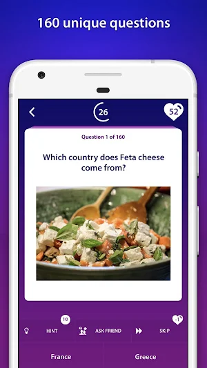 Food Quiz Screenshot 1