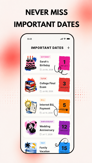 Art Calendar Screenshot 1