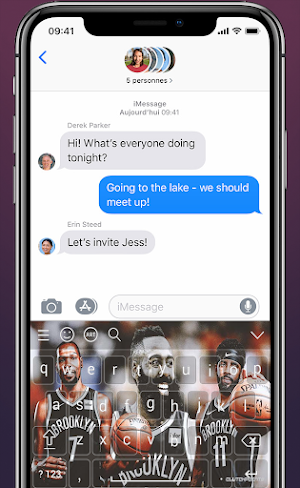 James Harden Keyboard Nets Theme NBA 2021 For Fans Screenshot 1