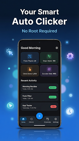 Clicky - Auto Clicker & Flow Screenshot 0