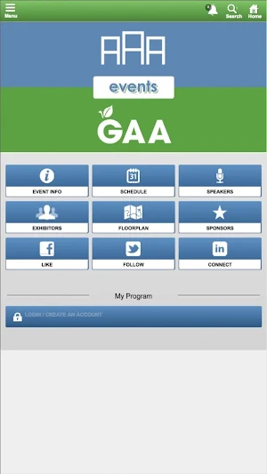 AAA & GAA EVENTS Screenshot 0