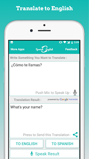 Spanish English Translator Screenshot 2