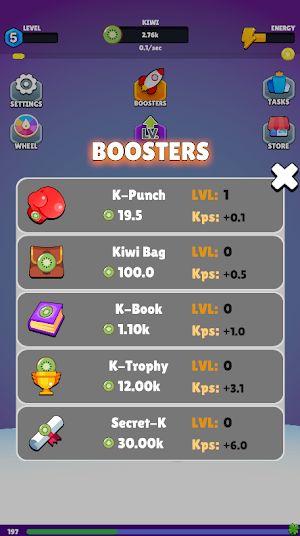 Idle Kiwi Clicker Empire Screenshot 1