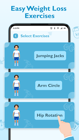 Kids Weight Loss Exercise App Screenshot 3