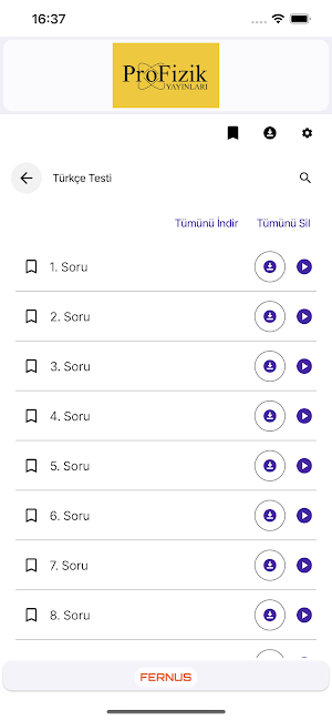 ProFizik Yayınları Video Çözüm Screenshot 1
