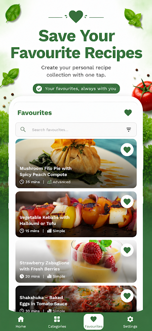 Vegetarian Recipes & Meal Box Screenshot 3
