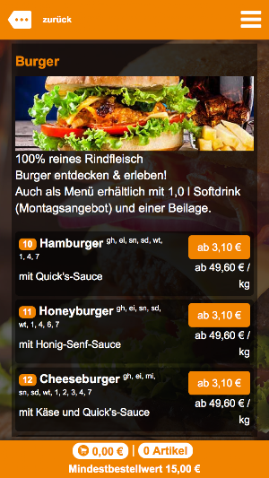 Quick`s - Der BurgerMeister Screenshot 3