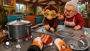 Cat & Monkey: Animal Simulator Screenshot 1