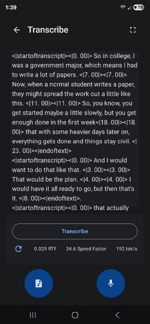 WhisperAX Screenshot 1