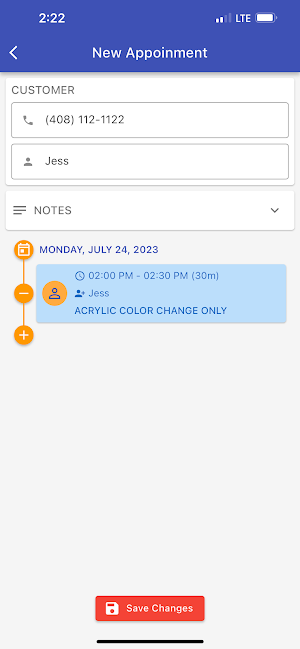 SalonXpress Screenshot 1