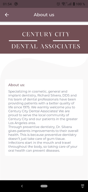Century City Dental Associates Screenshot 2