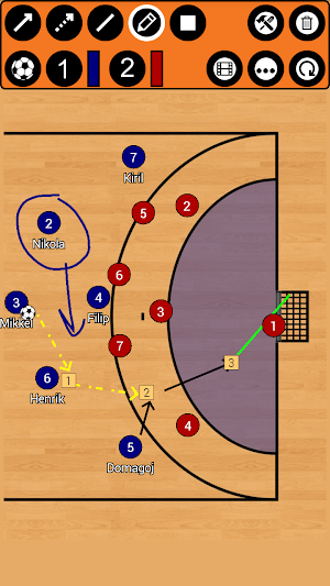Handball Tactic Board Screenshot 0