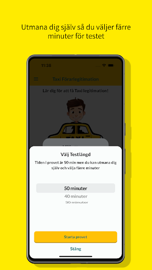 Taxi körkort Screenshot 2
