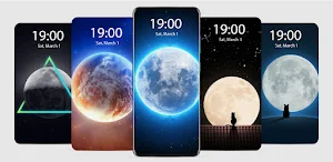 Moon Live Wallpaper Parallax Screenshot 0