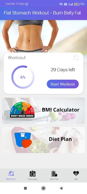 Flat Stomach Workout Screenshot 3