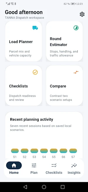 TANNA Dispatch Planner Screenshot 3