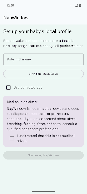 NapWindow: Baby Nap Tracker Screenshot 3