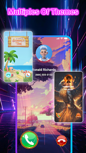 Call Theme Dialer - Cool Color Screenshot 2