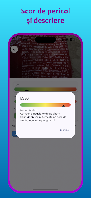 Scanner Alimente Screenshot 3