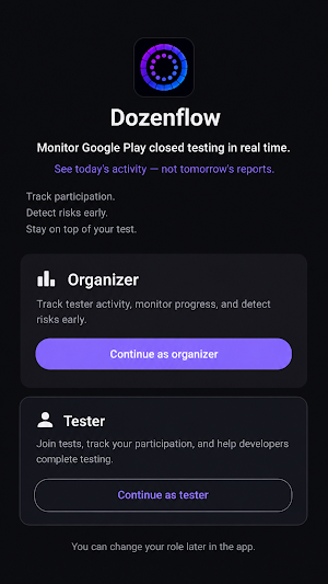 DozenFlow: Closed Test Network Screenshot 0