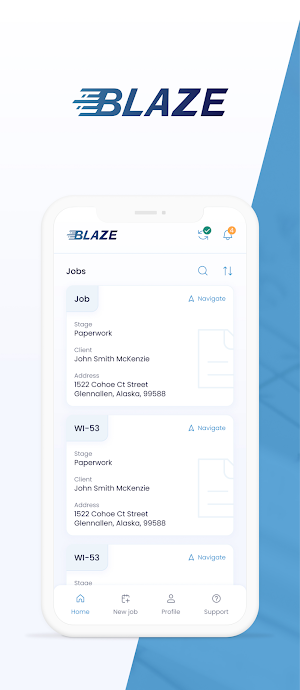 Blaze Mobile Screenshot 0