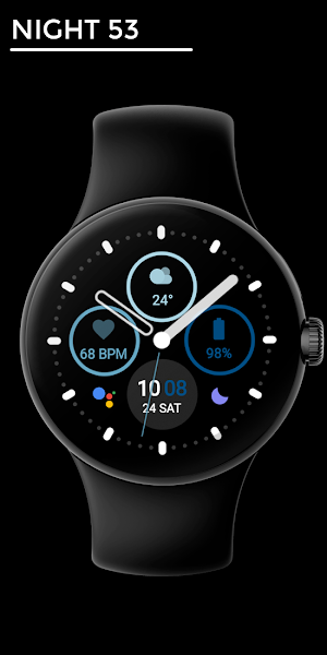 Night 53 - watch face Screenshot 0