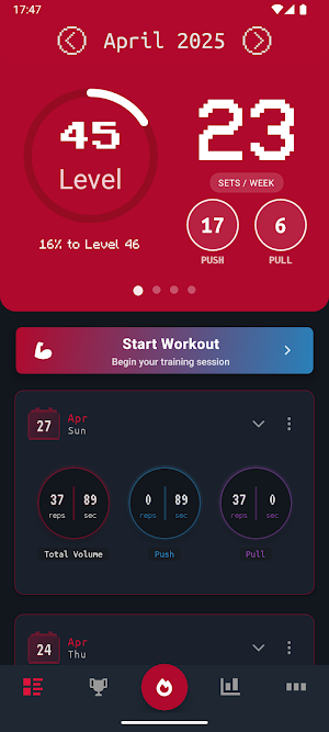 PlayThenics: Calisthenics Screenshot 0