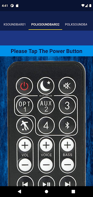 Polk Soundbar Remote Screenshot 2