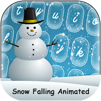 Snow Falling Animated Keyboard