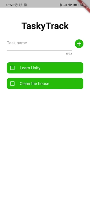 TaskyTrack Screenshot 1