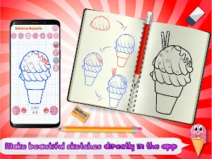 Learn to Draw Delicious Treats Screenshot 2