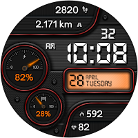 DIGI WAXARAT CTS90 Watch face