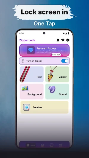 Zipper Lock Screen - Wallpaper Screenshot 0