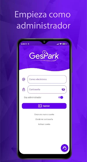 GesPark:Gestión - Parqueaderos Screenshot 0