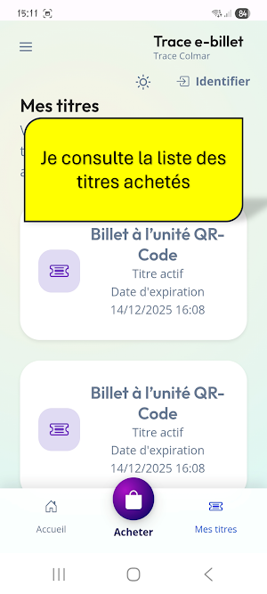 Trace e-billet Screenshot 2