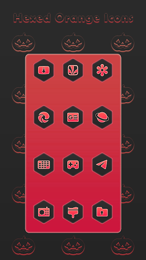 Hexed Red Icons Screenshot 2