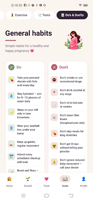 Mumma: Pregnancy Tracker Screenshot 3