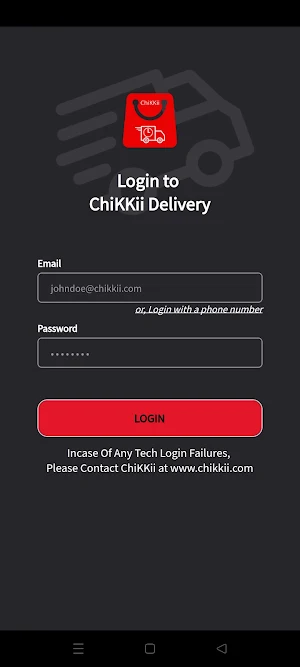 ChiKKii Delivery Screenshot 1