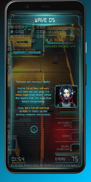 Cyber Loop: Netrunner RPG Screenshot 1