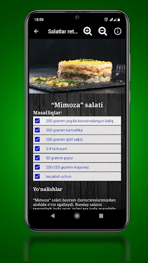 Salatlar retsepti Screenshot 3