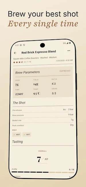 Beanwise: Coffee Brew Tracker Screenshot 0