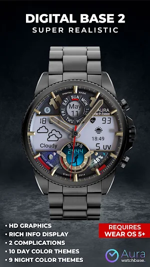WB DIGITAL BASE 2 Watch Face Screenshot 2